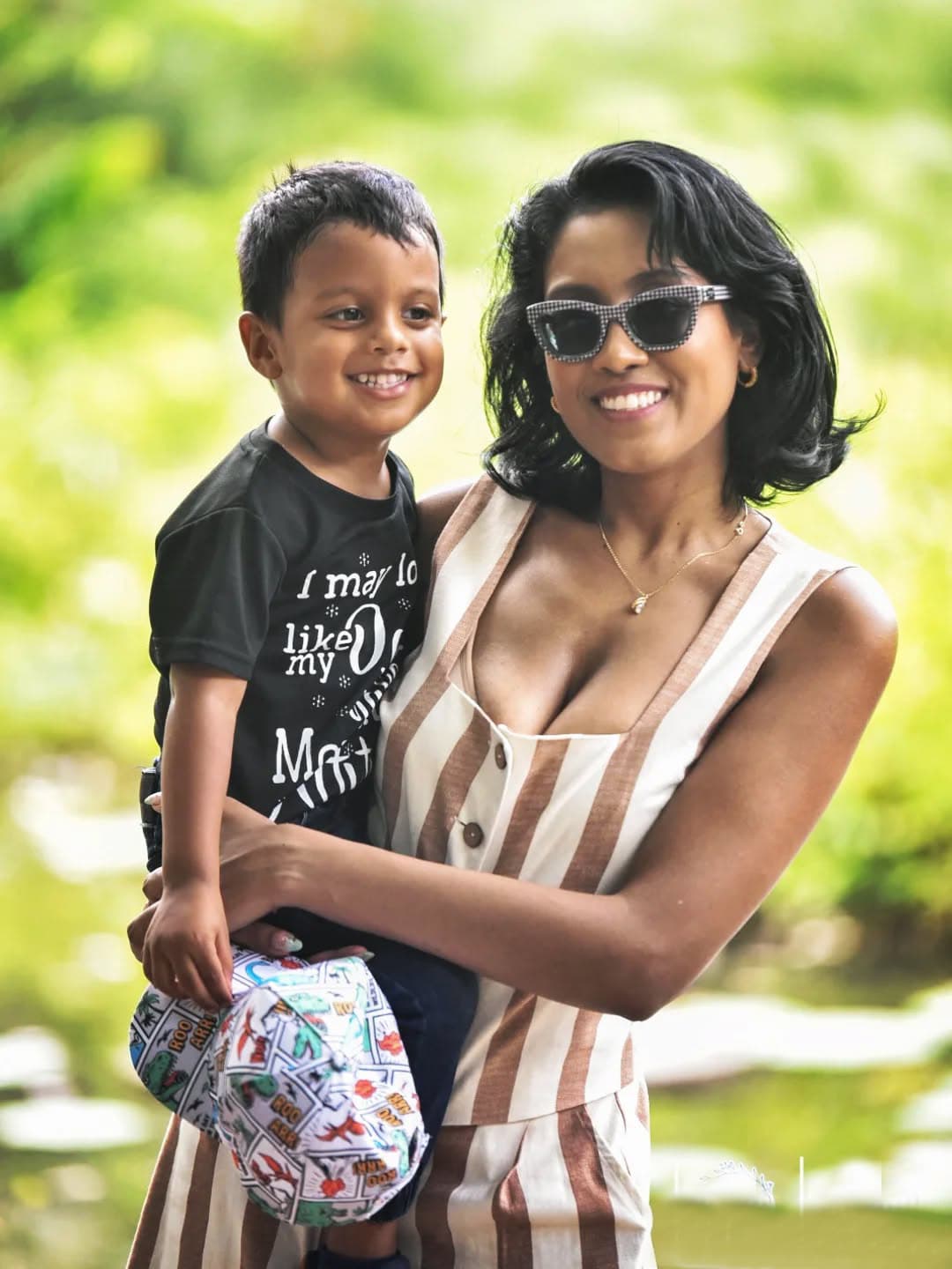 Giovanna and her son